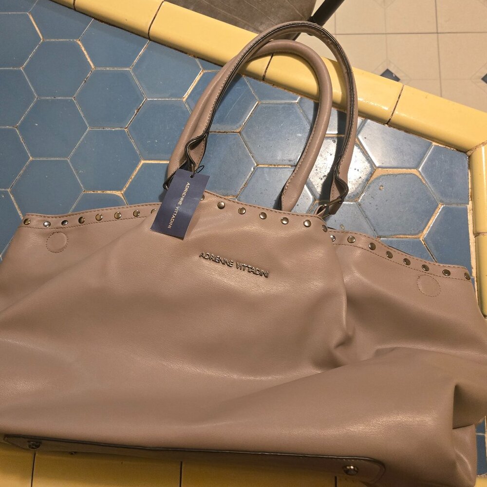 Mushroom color Adrienne Vittadini purse